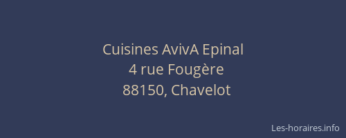 Cuisines AvivA Epinal