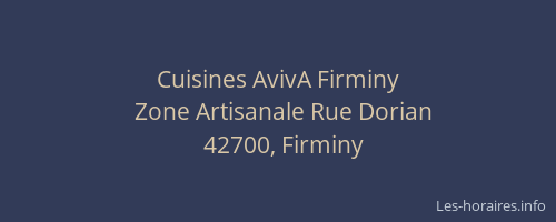 Cuisines AvivA Firminy