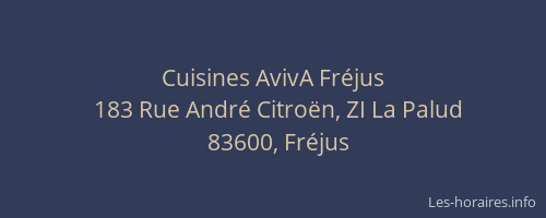 Cuisines AvivA Fréjus
