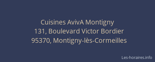 Cuisines AvivA Montigny