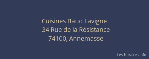 Cuisines Baud Lavigne