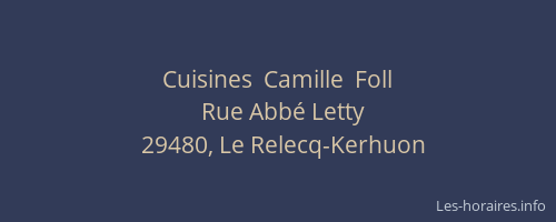 Cuisines  Camille  Foll