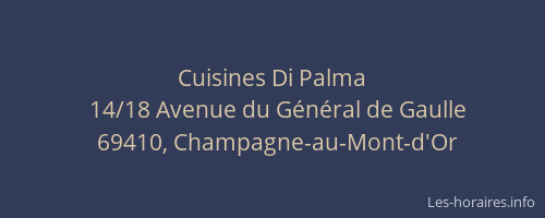 Cuisines Di Palma