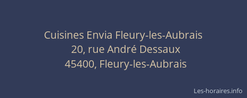 Cuisines Envia Fleury-les-Aubrais