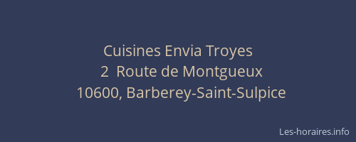 Cuisines Envia Troyes