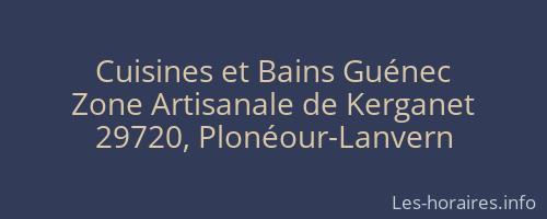 Cuisines et Bains Guénec