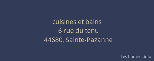 cuisines et bains