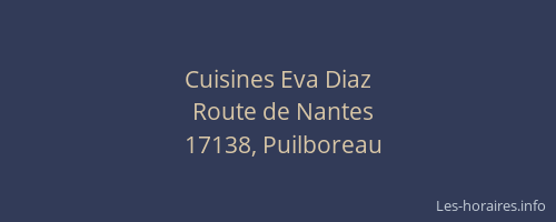 Cuisines Eva Diaz