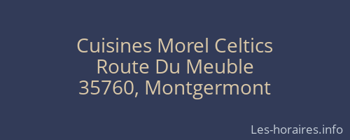 Cuisines Morel Celtics