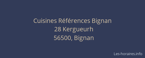 Cuisines R&eacute;f&eacute;rences Bignan