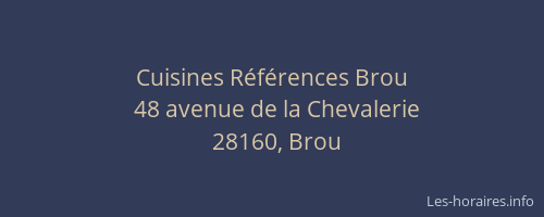 Cuisines R&eacute;f&eacute;rences Brou