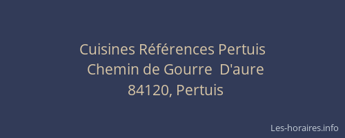 Cuisines Références Pertuis