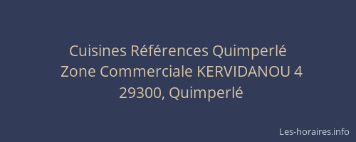 Cuisines R&eacute;f&eacute;rences Quimperl&eacute;