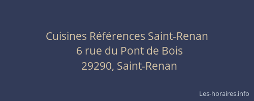 Cuisines R&eacute;f&eacute;rences Saint-Renan