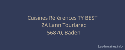 Cuisines R&eacute;f&eacute;rences TY BEST