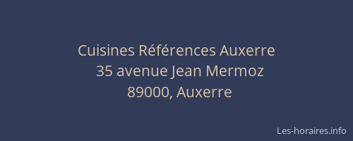 Cuisines Références Auxerre