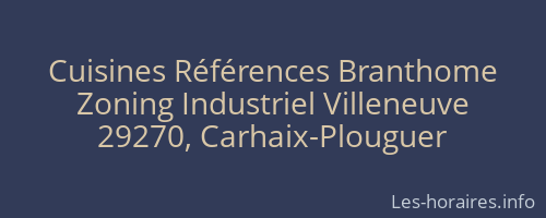 Cuisines Références Branthome