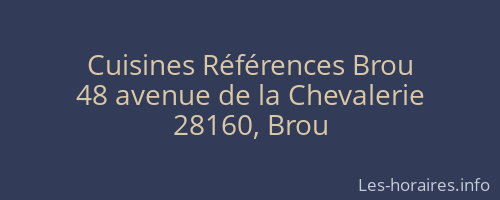 Cuisines Références Brou