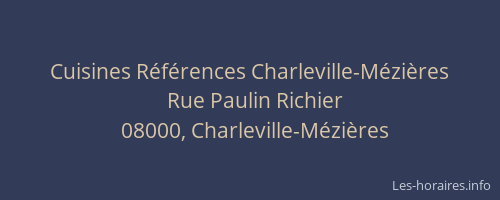 Cuisines Références Charleville-Mézières