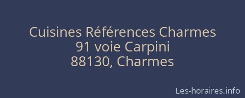 Cuisines Références Charmes