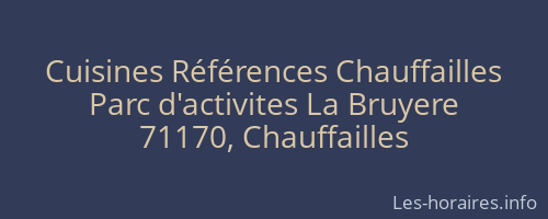 Cuisines Références Chauffailles