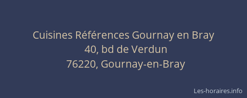 Cuisines Références Gournay en Bray
