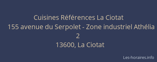Cuisines Références La Ciotat