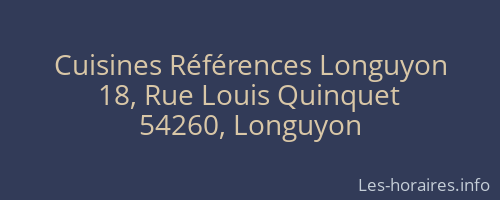 Cuisines Références Longuyon