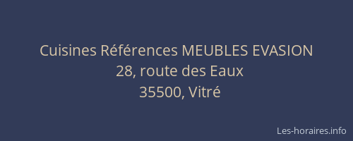 Cuisines Références MEUBLES EVASION