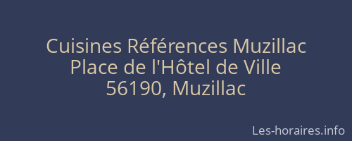 Cuisines Références Muzillac