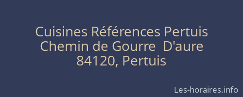 Cuisines Références Pertuis