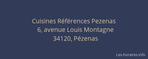 Cuisines Références Pezenas