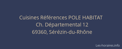 Cuisines Références POLE HABITAT