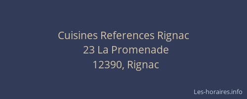 Cuisines References Rignac