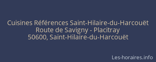 Cuisines Références Saint-Hilaire-du-Harcouët