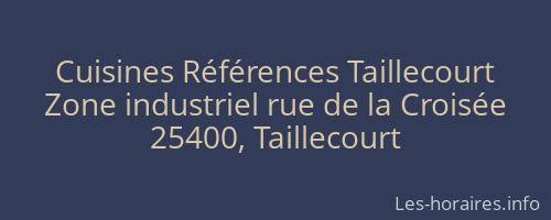 Cuisines Références Taillecourt