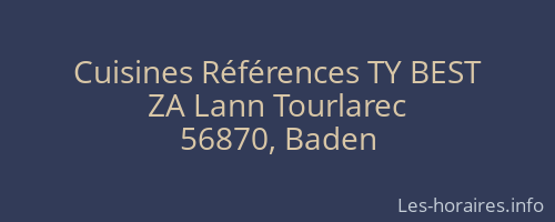 Cuisines Références TY BEST