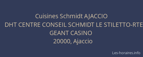 Cuisines Schmidt AJACCIO