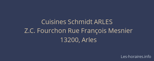 Cuisines Schmidt ARLES