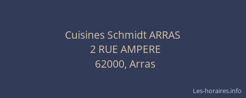 Cuisines Schmidt ARRAS