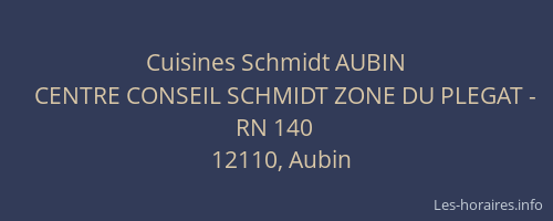Cuisines Schmidt AUBIN