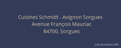 Cuisines Schmidt - Avignon Sorgues