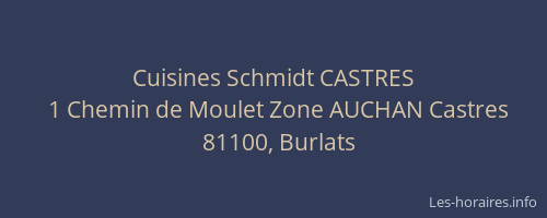 Cuisines Schmidt CASTRES