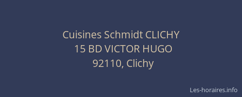 Cuisines Schmidt CLICHY