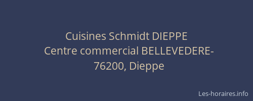 Cuisines Schmidt DIEPPE