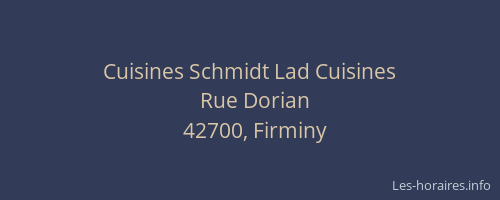 Cuisines Schmidt Lad Cuisines