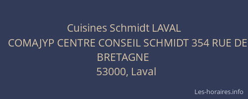 Cuisines Schmidt LAVAL