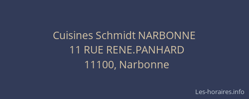 Cuisines Schmidt NARBONNE