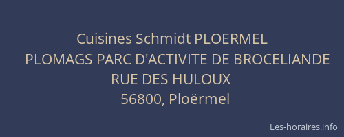 Cuisines Schmidt PLOERMEL