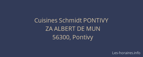 Cuisines Schmidt PONTIVY
